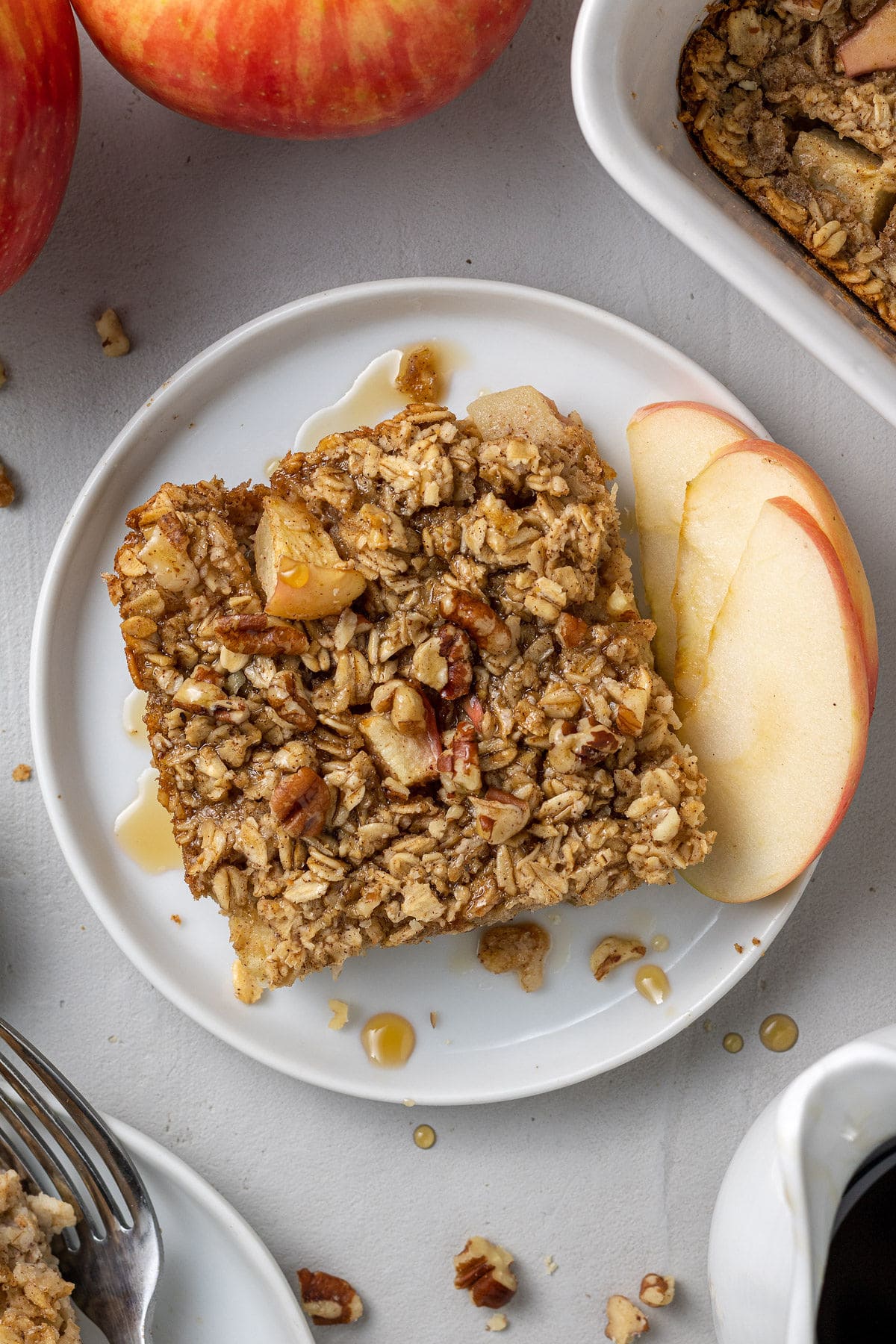 Make-Ahead Healthy Baked Apple Oatmeal for Busy Mornings